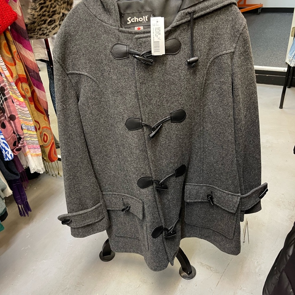 Schott Women's Gray Trench Coat